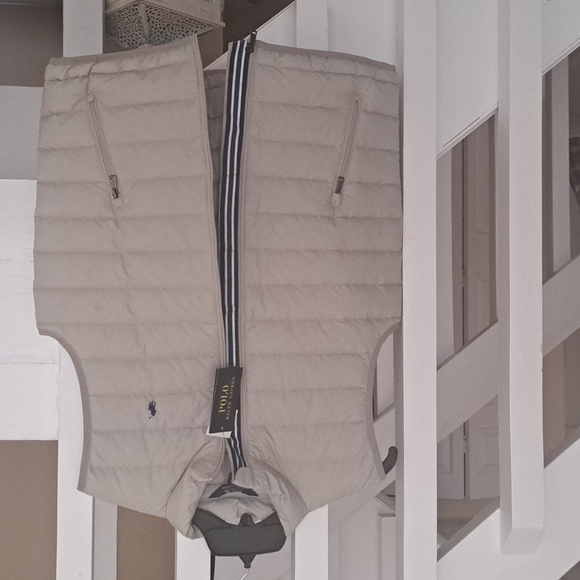 Polo Ralph Lauren NWT Young Men/Boys Packable,Dove Grey quilted Vest XL 18-20 - Picture 4 of 6